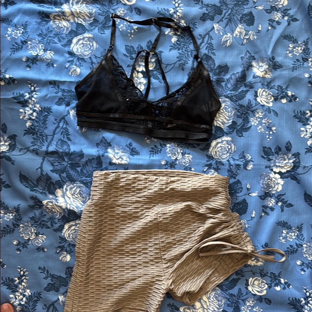 Elegant Black Lace Bralette